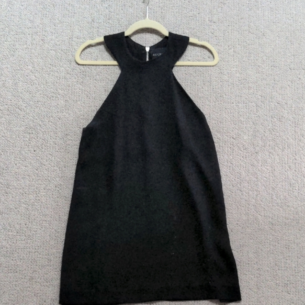 Reformation Black Mini Dress